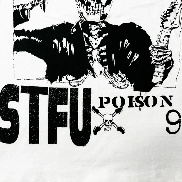 NWOT Playboi Carti Official Scream STFU Tour Graphic T-Shirt White Unisex Sz XL